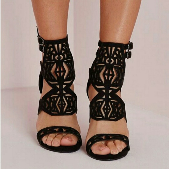 Missguided Shoes - Missguided Black 4” heels size 7.5